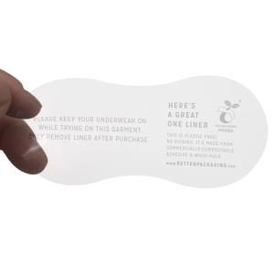 Round Printed Barcode Labels  Biodegradable Food Packaging Label Roll