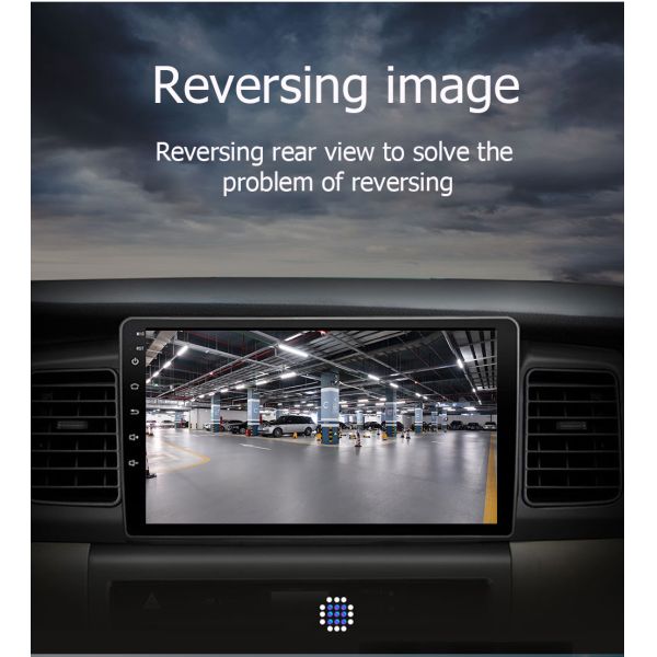 Universal 9 inch Car Stereo Navigation Player with IPS Screen and Rear Camera Support