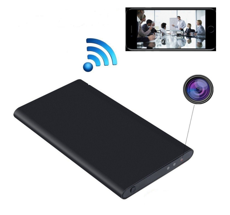 Spy Camera 5000mAh Power Bank Hidden Camera HD 1080P Video Recorder Nanny Mini Security Camera, No WiFi Need