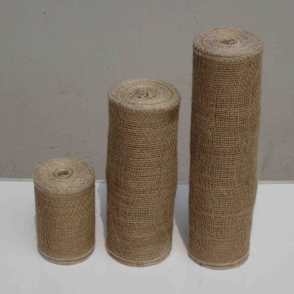 JUTE STORAGE BASKET WITH COTTON ROPE HANDLES,Burlap fabric jute toy storage basket for home storage organization bagease
