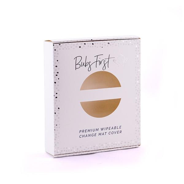 Quality white 100mm Width Hard Board Paper Box With Transparent Window for sale