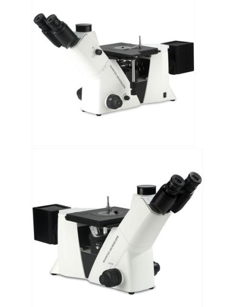 Quality 100X Dry Objective Inverted Metallurgical Microscope 12V50W Halogen Illumination for sale