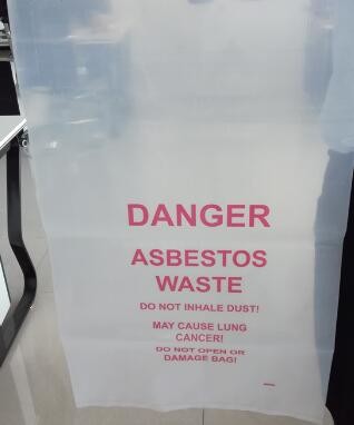 Heavy Duty Construction Plastic Asbestos Bag Waste Bag,Heavy Duty Disposal Polythene bags For Asbestos Removal BAGEASE