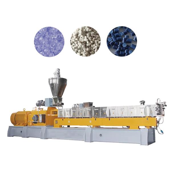 Quality High Output Carbon Black Black Masterbatch Twin Screw Extruder Machine for sale