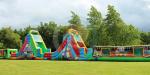 30m length inflatable obstacle inflatable water obstacle game inflatable