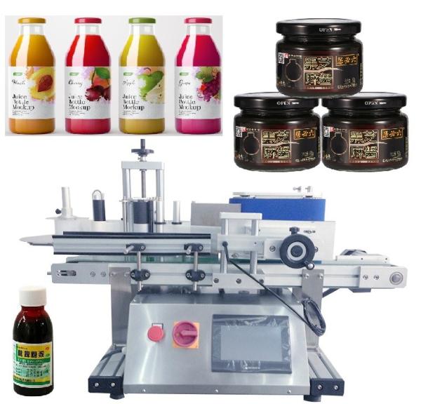 Mitsubishi PLC SS304 Small Bottle Labeling Machine Automatic Label Applicator