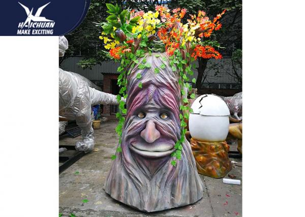 Quality High Simulation Decorative Statue Speech Tree With Colorful Branches for sale