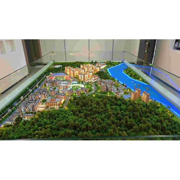 1:150 University Campus Models School Scale Model For Architecture