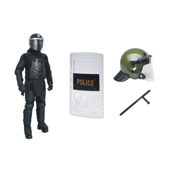 Riot Control Police Safety Equipment , Law Enforcement Tactical Gear Anti Riot Suit