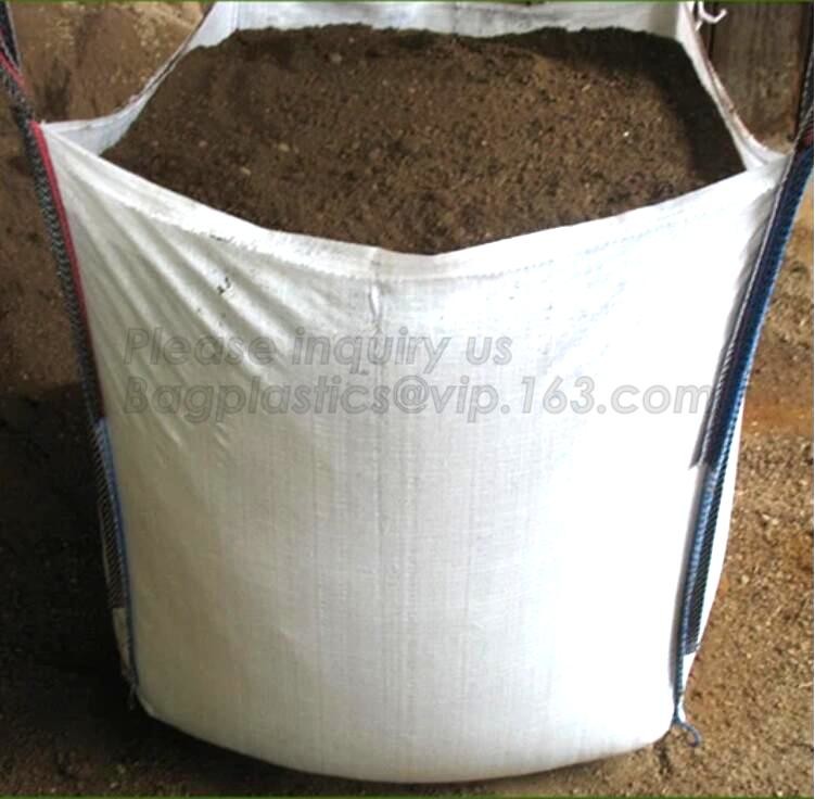 customizable PP u-panel baffle big bag /coated white woven PP jumbo bag/ventilated 4 panel baffle bag/all colors availab