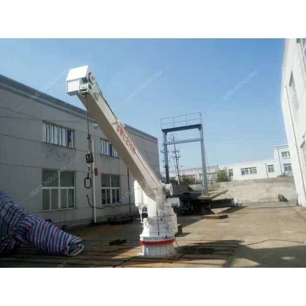 Single Arm Rescue Davit System For Lifeboat And Rescue Boat