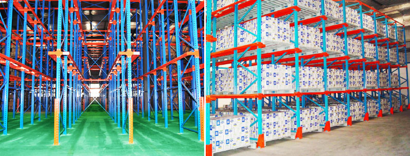 Drive Through Rack Heavy Duty Pallet Rack Warehouse Storage Racking