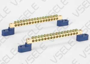 China High Bridge Type Busbar Terminal Block / Screw Terminal Wire Connectors wholesale