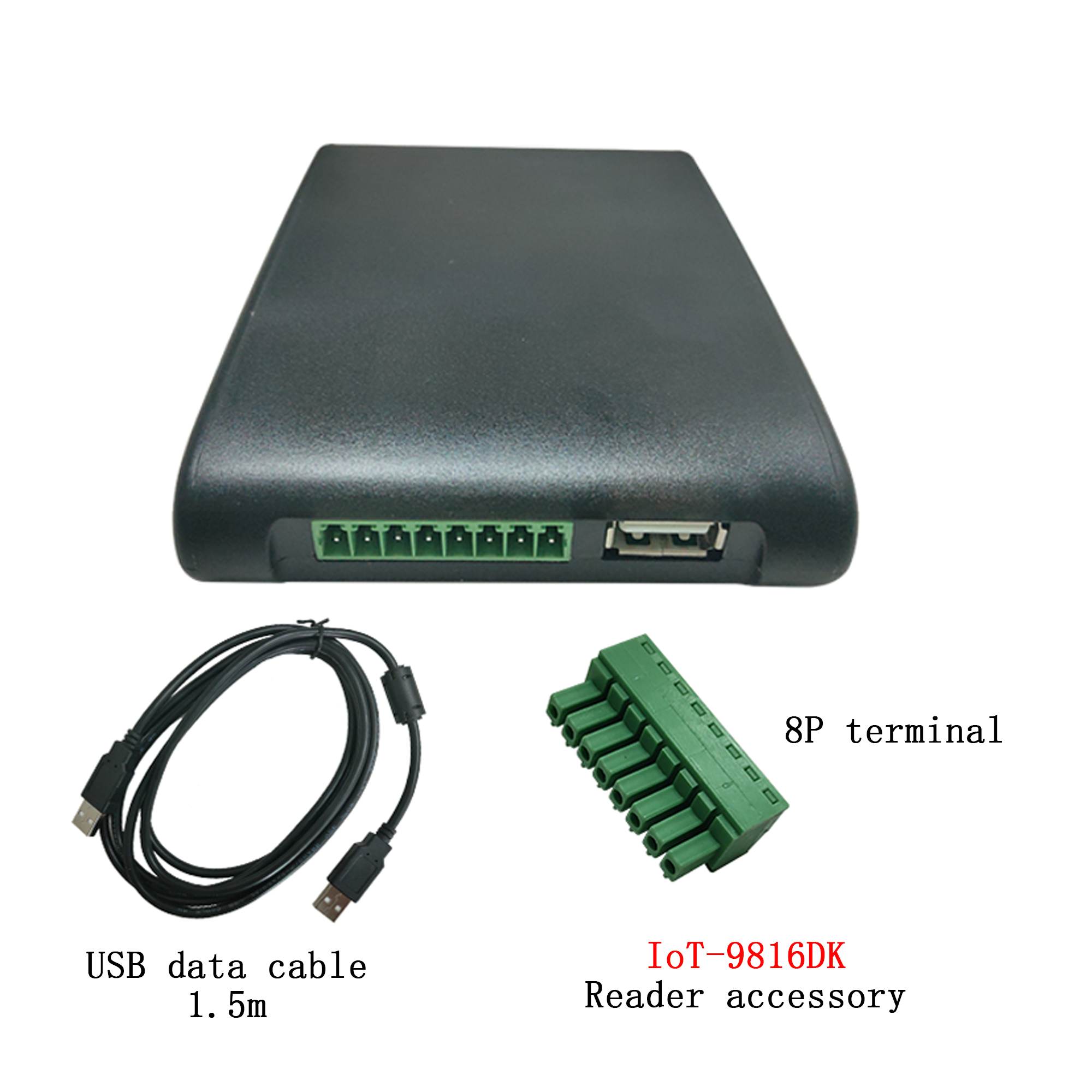Supply EAS System E-Bit 860-960 MHz ABS Black UHF RFID System Reader For Retail Store