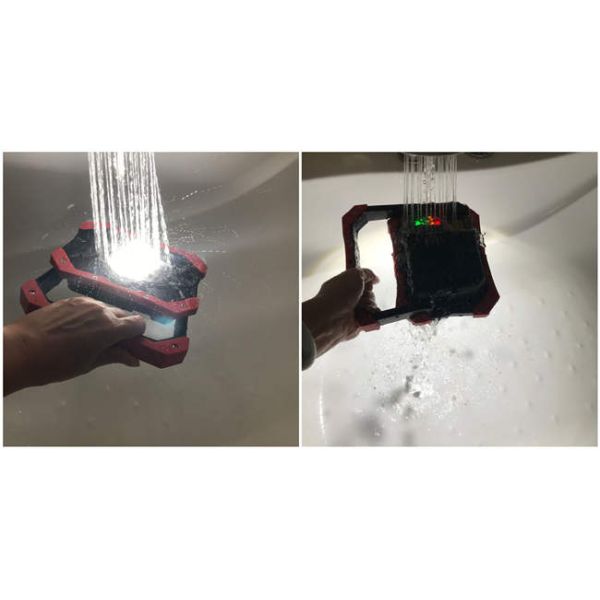 Handheld 10W COB LED AC DC Rechargeable Flood Lamp 1000 Lumen