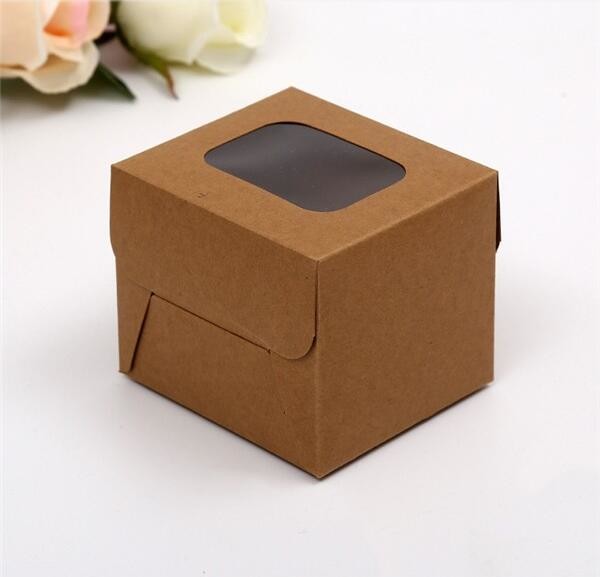 kraft paper sandwich box with window ,triangle sandwich box for packaging,Cardboard Box With Clear Window Burger Sandwic