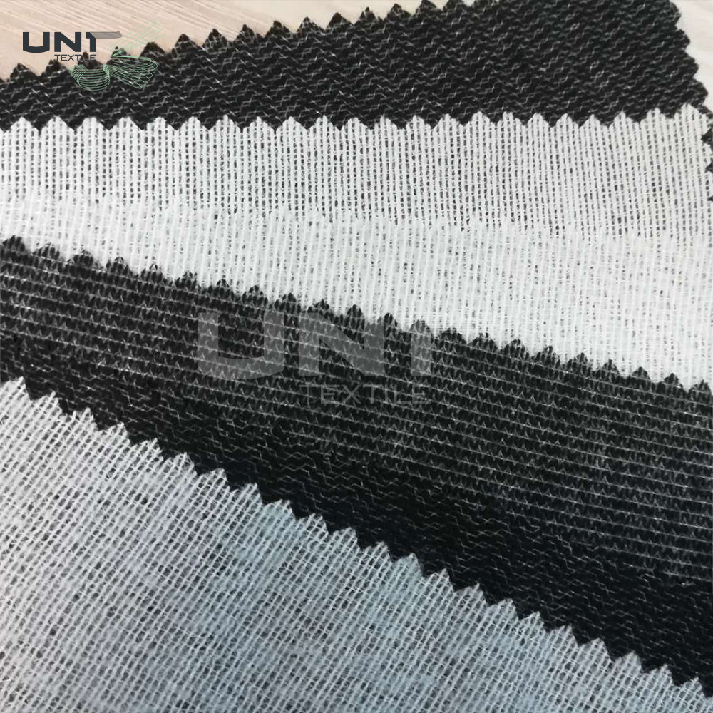 Fusible Interlining Belended Weft Insert Napping Fusible Interlining For Overcoat Garments