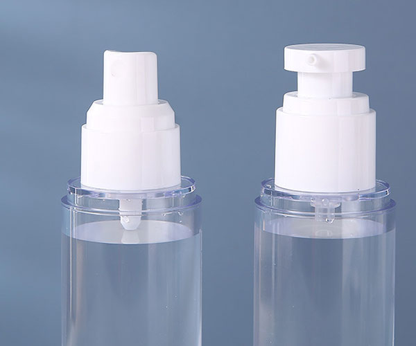 Clear Pump Dispenser Bottle Vacuum Travel Cosmetic Bottles Container