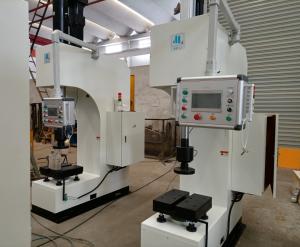 China 10ton C Frame Electric Servo Press Operation Height 750mm PLC wholesale