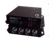 Video Converter,Transmitter,4 Channels Video,1 channel reversed data, single mode,20km