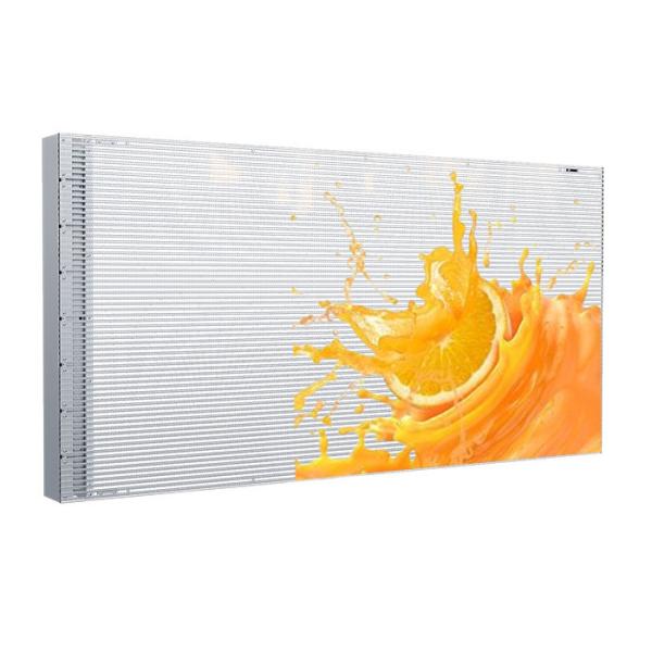 Quality P4-8 Adhesive Transparent LED Display Super Thin Flexible Soft For Advertising for sale