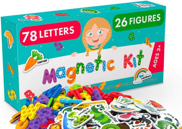 Quality Customized Design EVA Foam Fridge Magnet Alphabets Numbers Set for Preschool Learning for sale