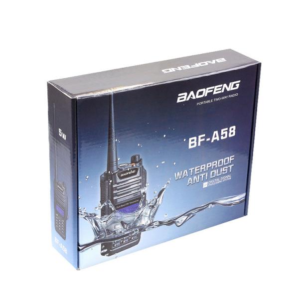 Quality BF A58 IP67 Ham Two Way Radio Walkie Talkie 10KM Range Dual Band 136-174/400-520MHz for sale