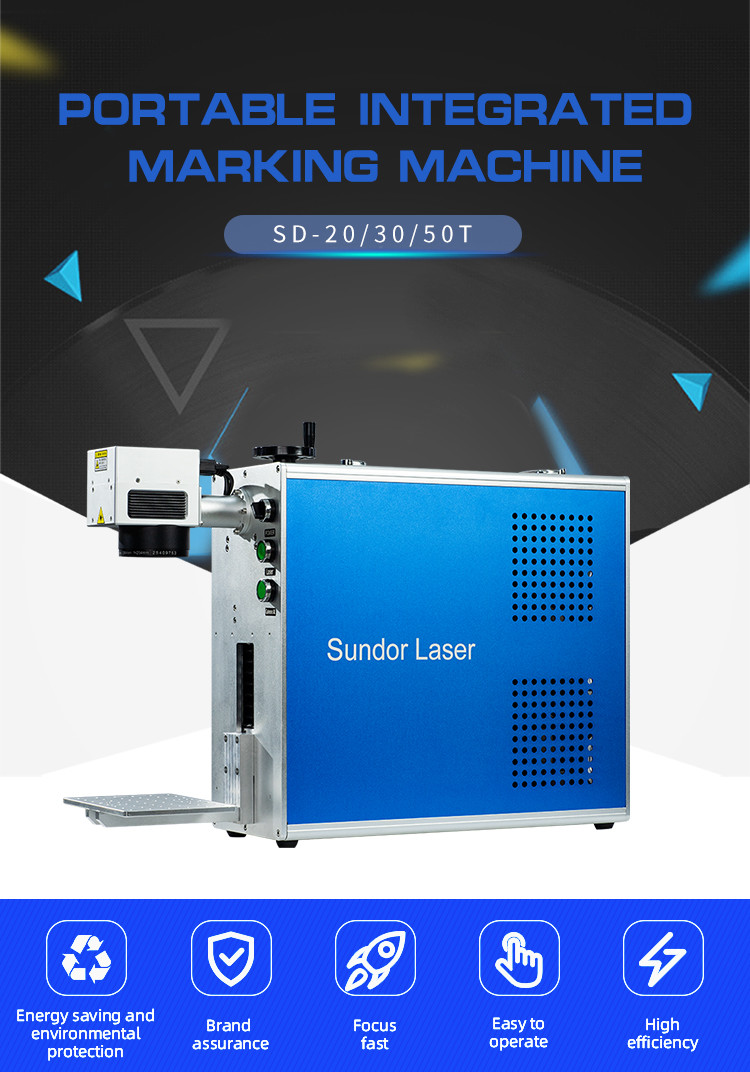 Portable Split Laser Marking Machine Fiber Laser Engraving Machine For Jewelry