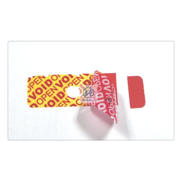 Tamper Evident Magnetic Security Labels Total Transfer Printing Material