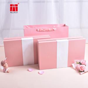 China Clamshell Rigid Cardboard Gift Boxes Book Shape Handmade OEM wholesale