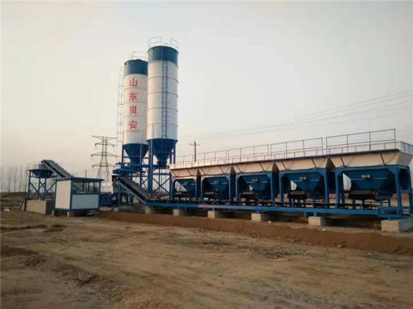 Quality Continuous Lime Stabilized Soil Mixing Station Twin Shaft Forced Type WDJ600 for sale