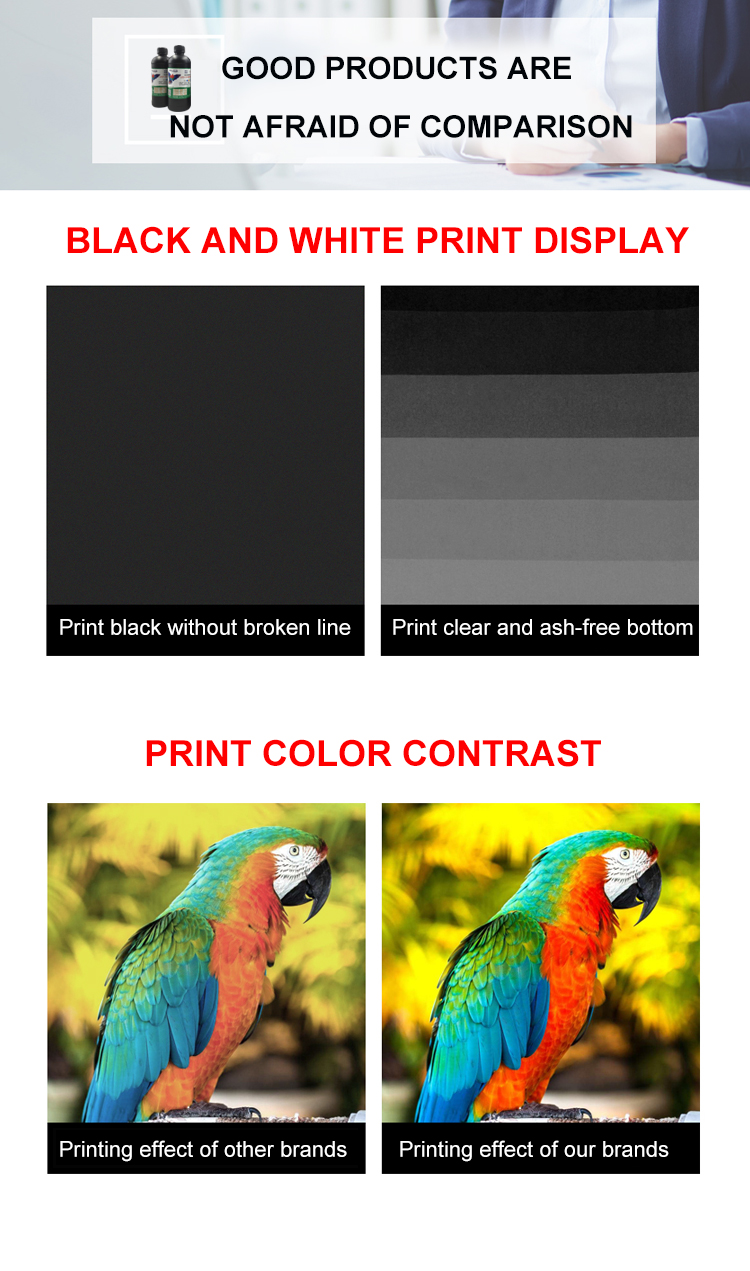Bright Color Refill UV Printer Ink Durable Directly Printing On Polyacrylic For RICOH G5