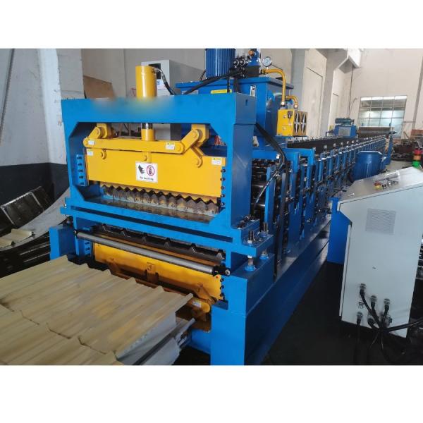 Quality 30 Gauge 22 Gauge 1220mm Coil Width Double Layer Roofing Roll Forming Machine Two Layer Roll Forming Equipment for sale