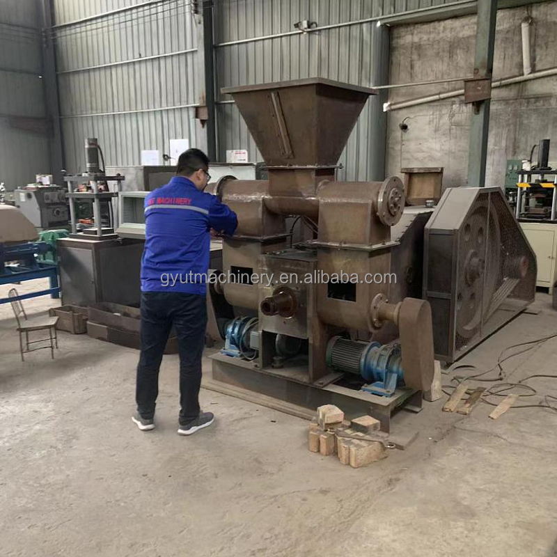 30mm Dia Biofuel Wood Sawdust Hydraulic Briquetting Punching Machine with Blue Color