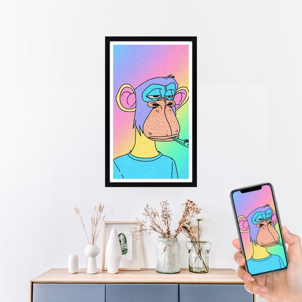 Quality 55" 2K 4K NFT Digital Frame Smart Thin LCD Screen NFT Token Frame for sale