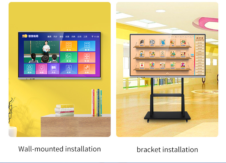 Touch Screen LCD Interactive Whiteboard Display Electronic Interactive Board For Sales