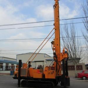 China 700m Hydraulic Crawler Drilling Rig , Water Well Drilling Machine With Track Chassis wholesale