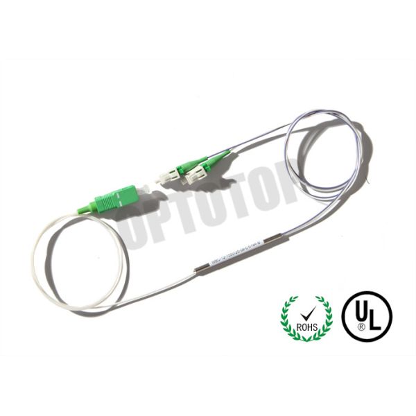 1 x 2 OEM Multimode Fiber Coupler 1310 nm 0.5 m Length For LAN PON CATV