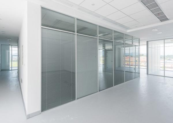 Quality Stylish High-Quality Aluminum Framed Glass Partition Walls for Offices frosted glass dimming glass blinds for privacy for sale