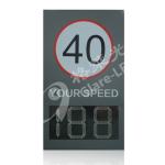 Static Constant Current Highway Solar LED Speed Limit Sign Mobile Variable