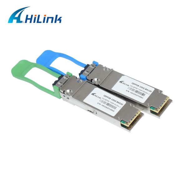 100G QSFP28 Transceiver Module BIDI 40KM 1304/1309nm EML+APD QSFP28-BX-D40 Transceiver