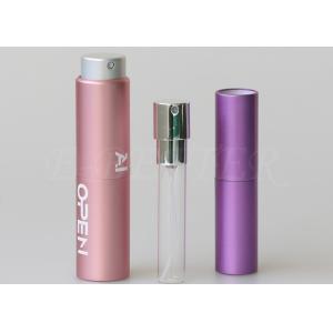 China Oxidation aluminum case Handbag Refillable Twist And Spritz Atomiser wholesale