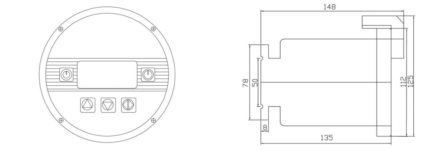 Low Flow Electromagnetic Flow Meter Divided Type Ex-Proof JIS 10K Flange