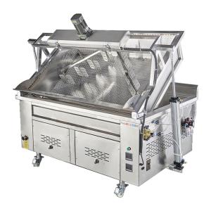 China 125kw Automatic Frying Machine 300L Gas Fryer Machine Stainless Steel wholesale