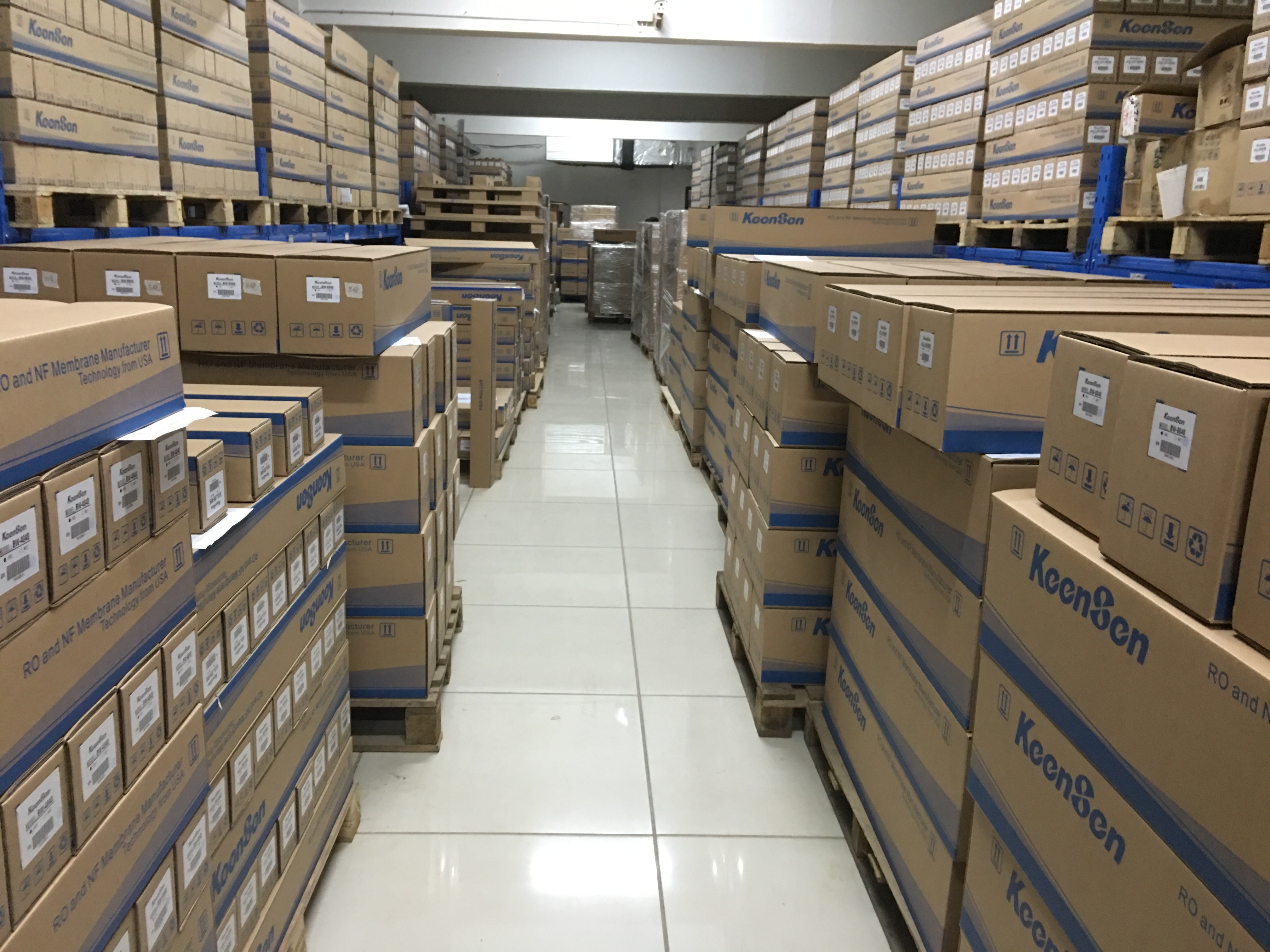 High Salt Rejection 4040 RO Membrane Low Fouling Brackish RO Membranes For Industrial