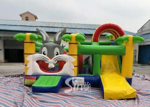 China Kids Party Jungle Rabbit  Inflatable Bouncy Castle For Indoor Inflatable Indoor Playground Fun on sale