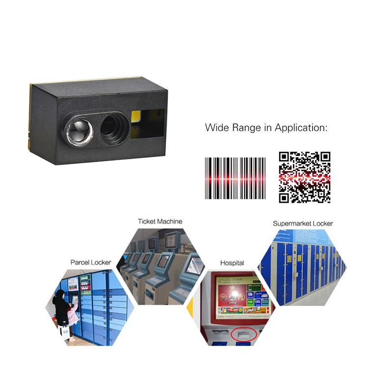 1D 2D Fixed Mount Barcode Scanners Fast Scanning USB RS232 TTL Qr Scanner Module