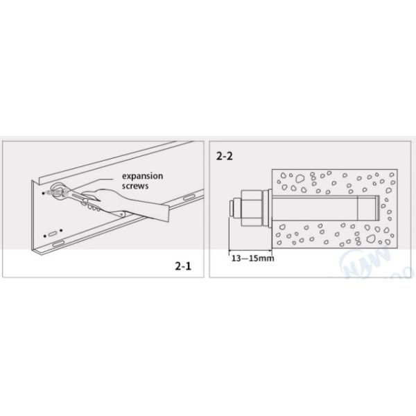 2970CFM Wall Mounted Cooling Door Air Curtains For Shopping Mall
