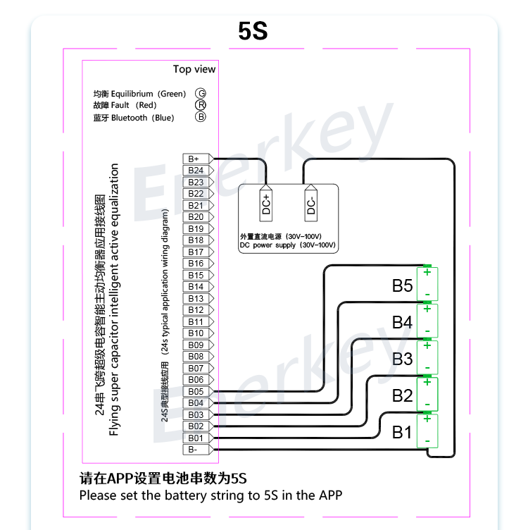 Energy Storage Smart Active Balancer 2s - 24s 4A For Lifepo4 Li-Ion Battery Pack