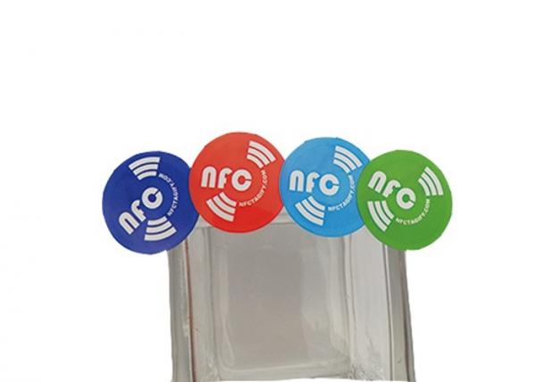 Quality Paper Blank NFC Tag Sticker Label dia 25mm NXP RFID Ultralight EV1 NFC protocol for sale